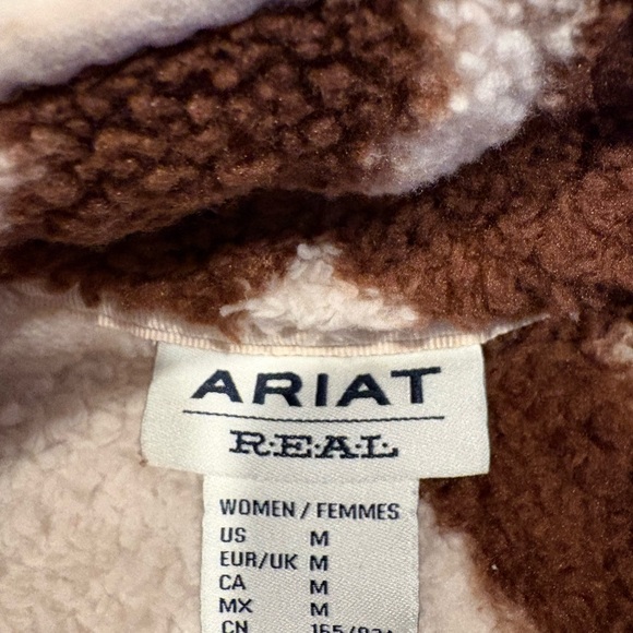 Ariat Brown and Cream pullover - Picture 6 of 6